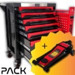 PACK: Servante d'atllier Barracuda Max XXL + Cric Extraplat